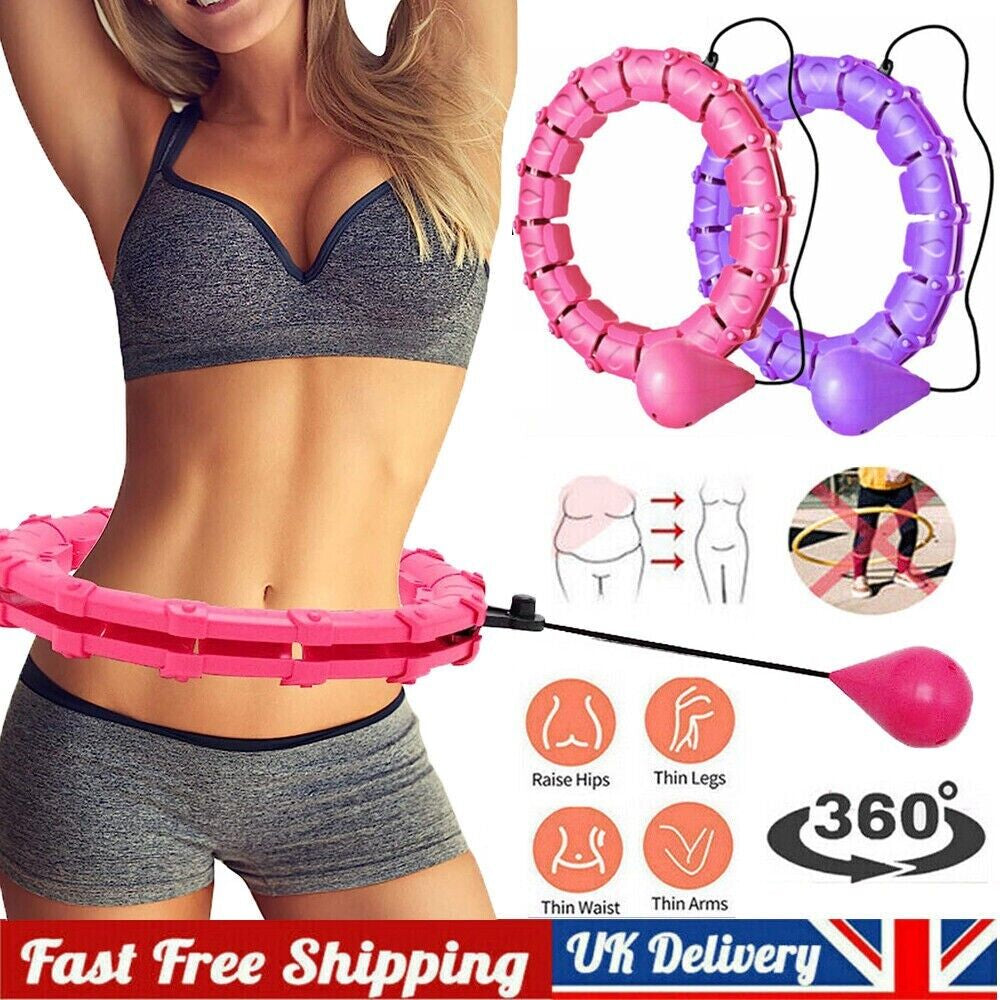 28 Knots Weighted Hula Hoop Adult Smart Hula Hoop Thin Waist Fitness Weight Loss