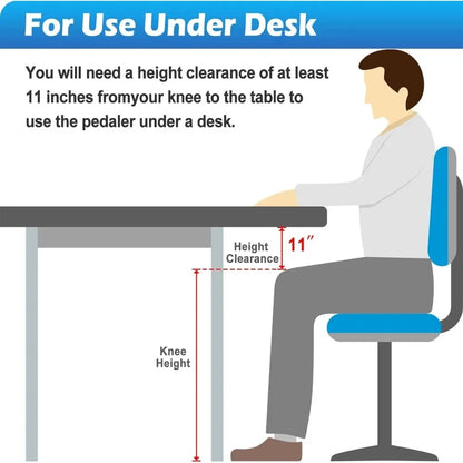 Multi-Function Mini Digital under Desk Bike Stepper