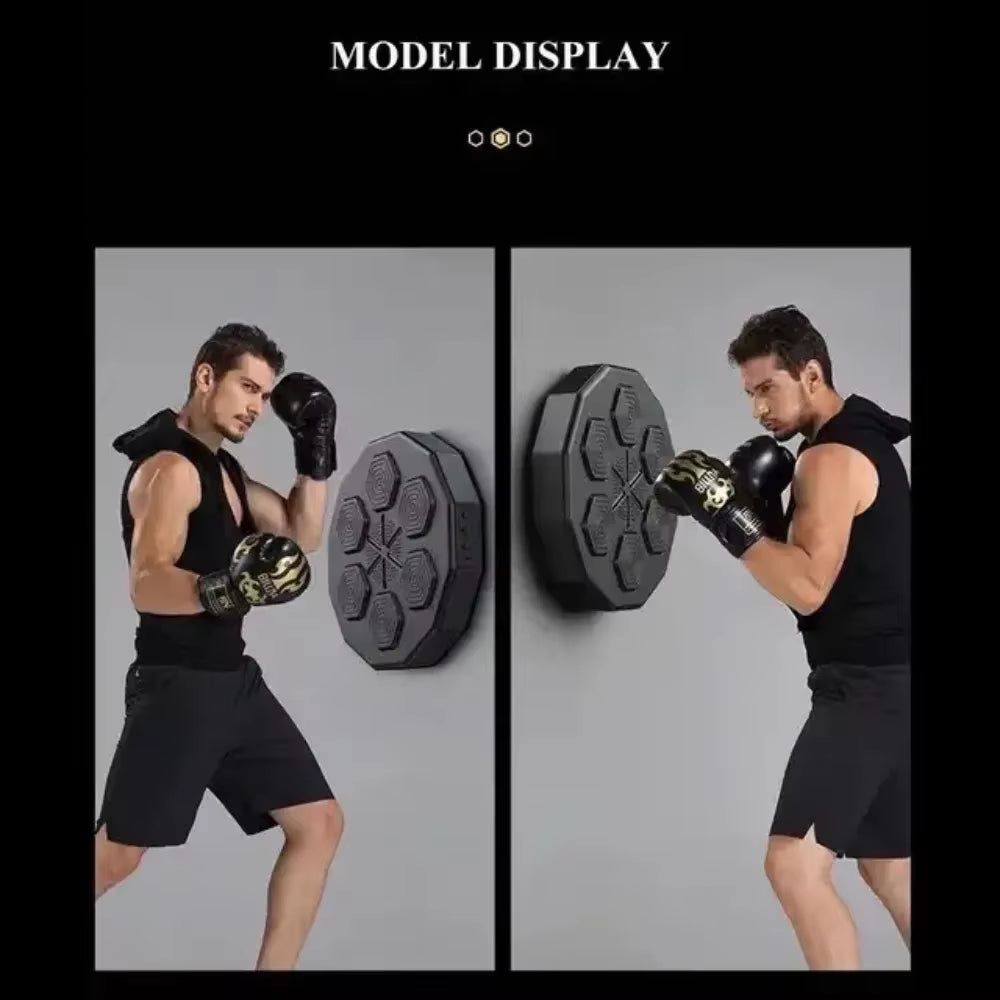 Intelligent Music Boxing Machine Electronic Boxing Training Wall Target Boxing Sports Agility Reaction Electronic Wall Mounted