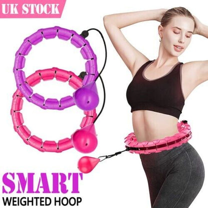 28 Knots Weighted Hula Hoop Adult Smart Hula Hoop Thin Waist Fitness Weight Loss